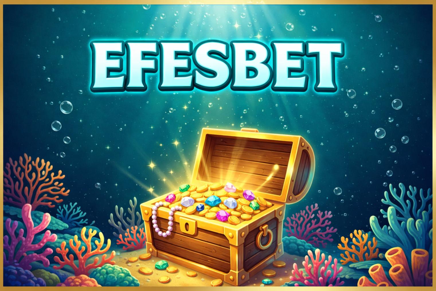 efesbet, Okyanus Ödülü oyununda sualtı teması ve deniz hazinesi sembolleri
